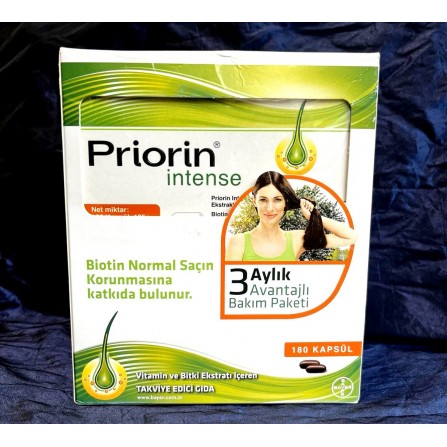  Приорин Priorin INTENSE Bayer капсули против косопад 180бр